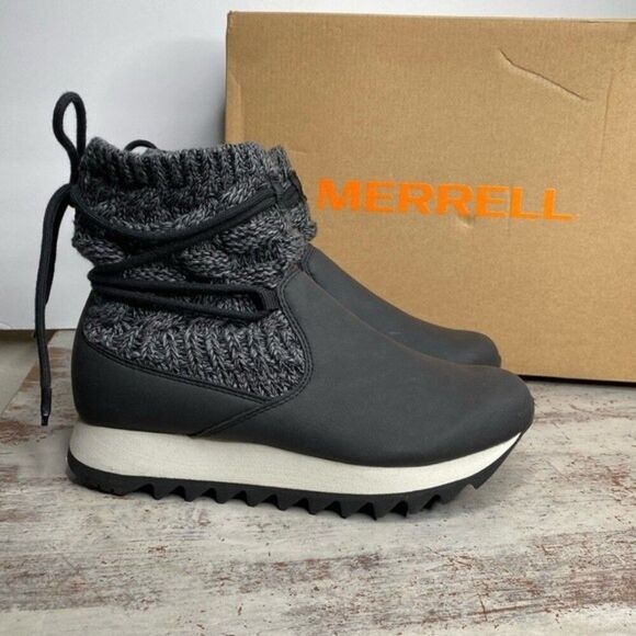 New Merrell Women's Alpine Pull on Knit Snow Boot 7
New with box black - Picture 1 of 8